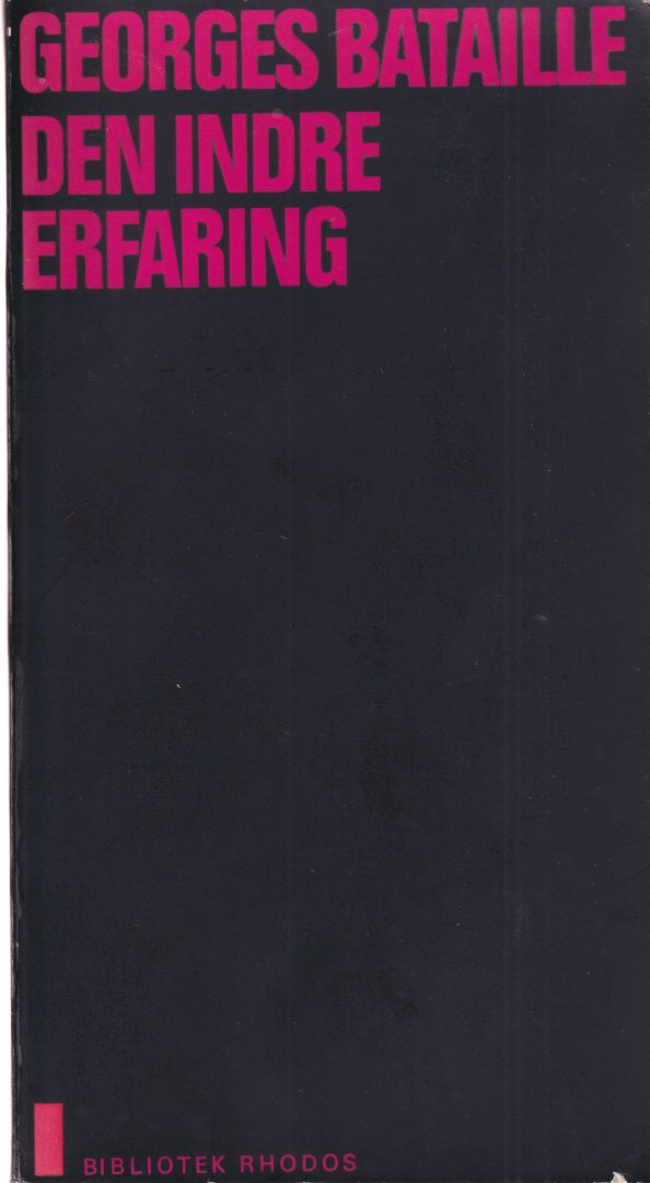 Bataille, Georges - Den indre erfaring