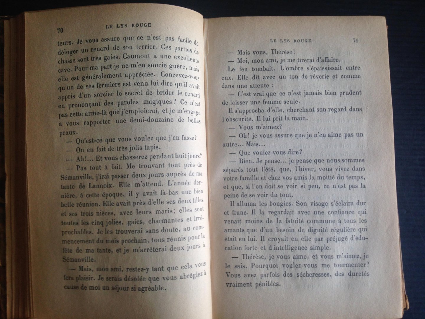 France,  Anatole - Le lys rouge