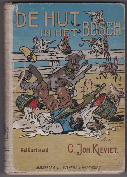 Kieviet, C. Joh. met zw/w illustraties van A. Beerends - De Hut in het Bosch