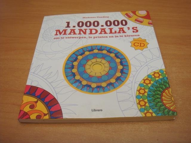 Gauding, Madonna - 1.000.000 Mandala's om te ontwerpen, te printen en in te kleuren. Inclusief CD
