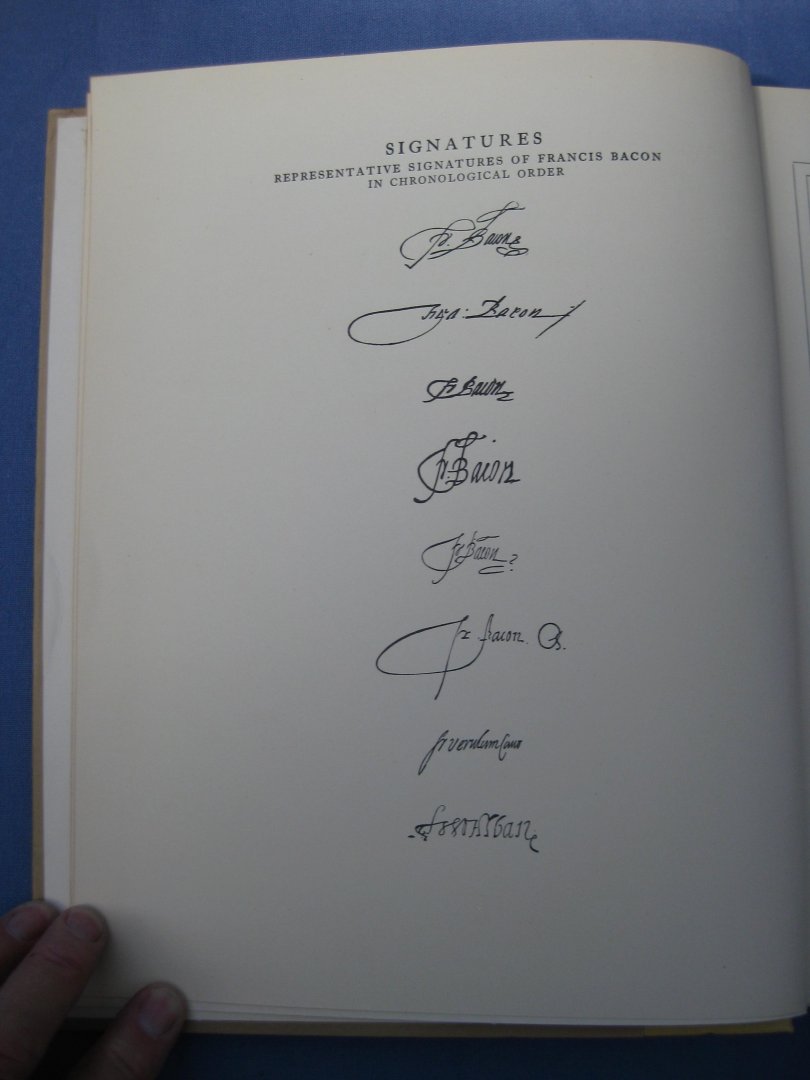 Gibson, R.W. - Francis Bacon. A Bibliography of his Works and of Baconiana.