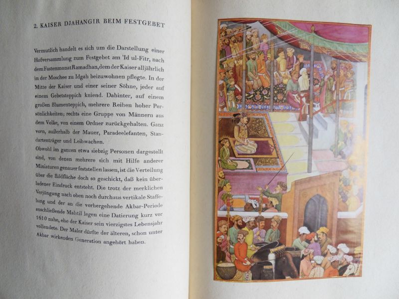 Kühnel, Ernst [Einführung von]. - Neunzehn Indische Miniaturen mit beschreibendem Text. - Aus dem Besitz der Staatlichen Museen zu Berlin.