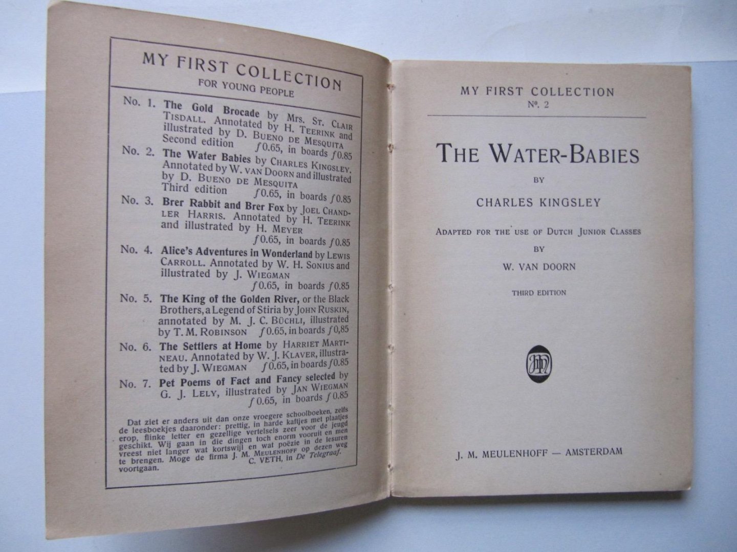 Charles Kingsley - The Water-Babies; my first collection, for young people