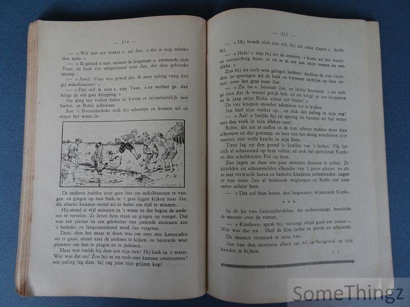 Pissens, Louis en van Goidsenhoven, Isidoor. - Zonnige jeugd : geïllustreerde leesboekjes voor de lagere school. Zesde studiejaar.