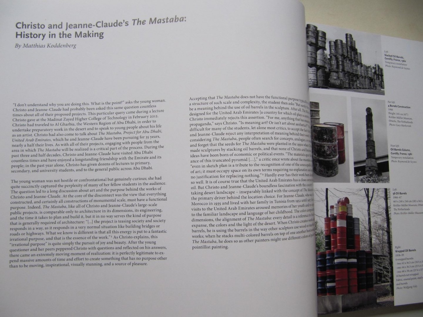 Christo and Jeanne-Claude - The Mastaba