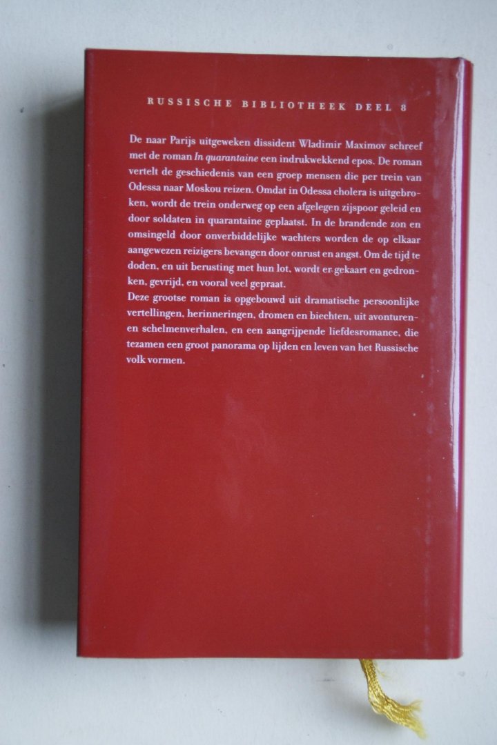 Maximov - bellettrie: IN QUARANTAINE