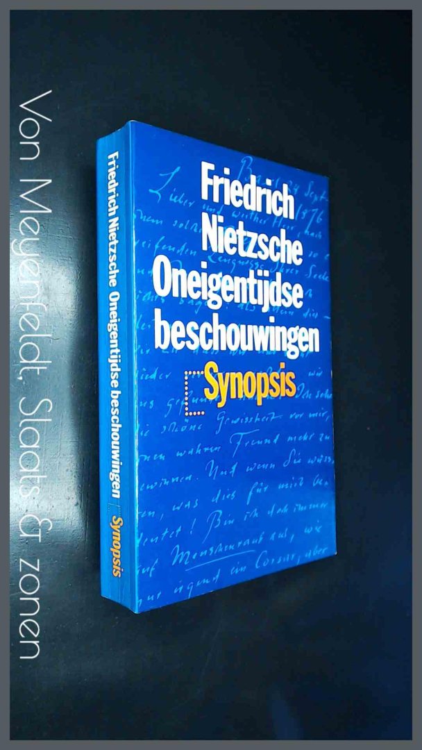 Nietzsche, Friedrich - Oneigentijdse beschouwingen