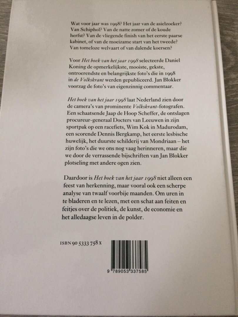 Blokker - Het boek van het jaar 1998