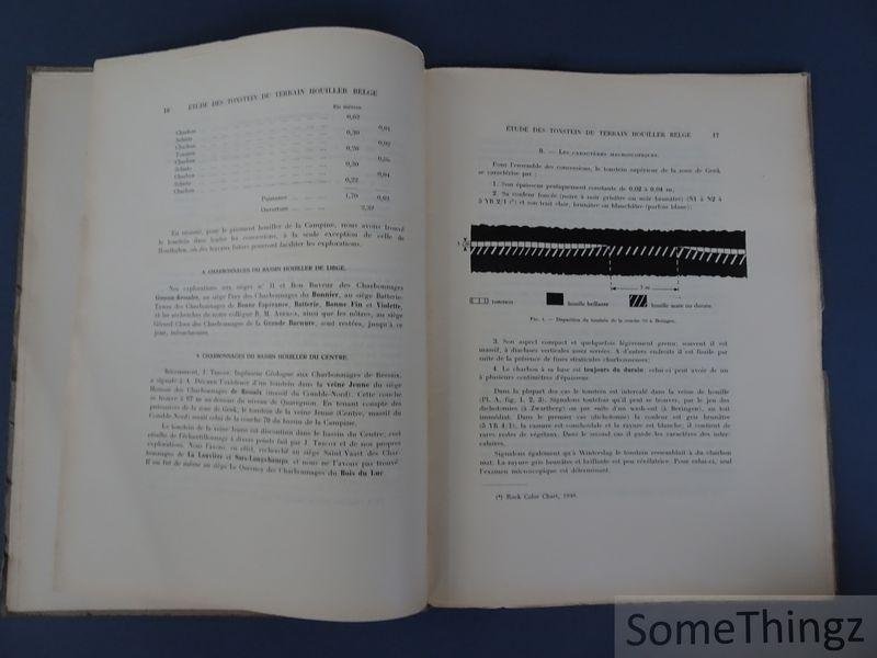 Scheere, Jan et Pierre Piérart. - Contribution a l'etude des Tonstein du Terrain houiller belge. Avec une note palynologique par Pierre Piérart.