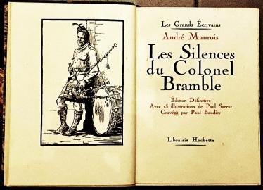 MAUROIS, André - Les silences du Colonel Bramble - Les discours du docteur O'Grady.