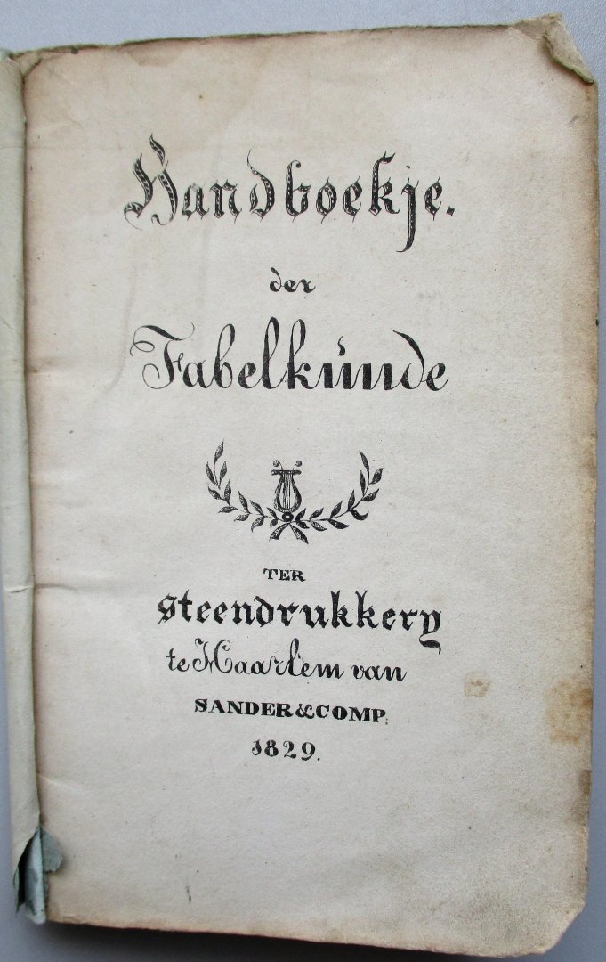 Sander & Comp - Handboekje der Fabelkunde