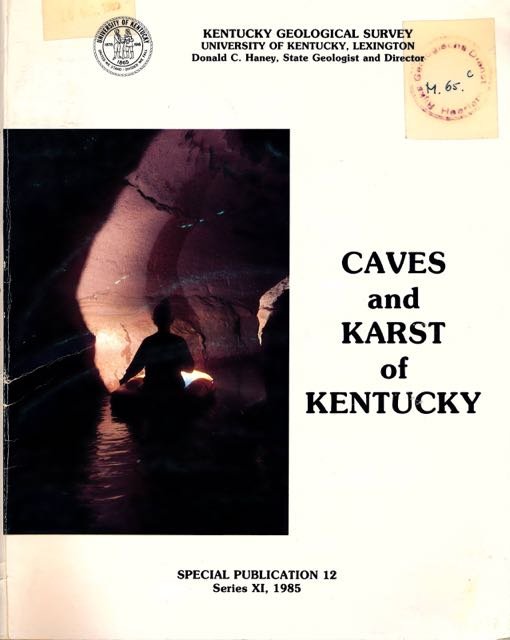 Dougherty, Percy H. (ed.). - Caves and Karst of Tentucky.