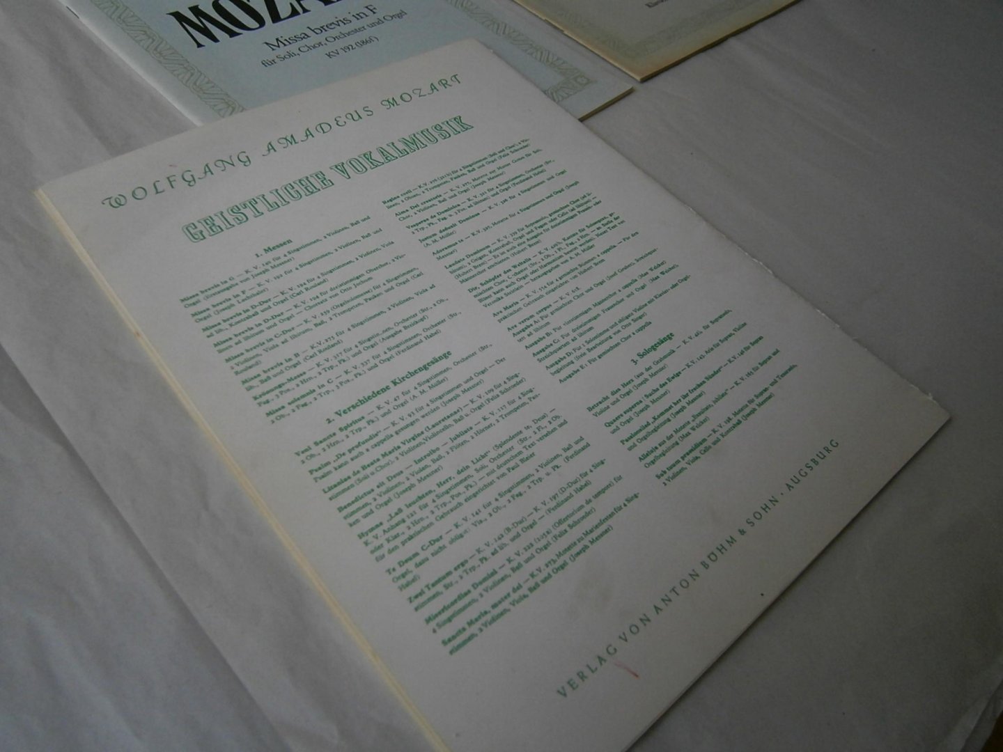 Mozart, W.A. - Missa Brevis D major K.V. 194, Missa Brevis in F K.V. 192, Missa Brevis in B K.V. 275