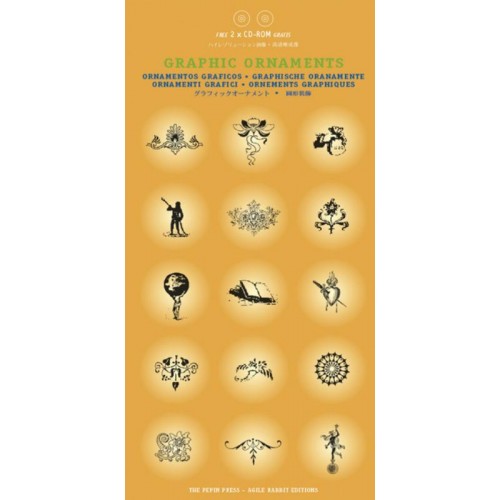 Diverse Auteurs . [ isbn 9789057680168 ] - Graphic Ornaments + Compleet met de 2 CD-ROM 's . ( Agile Rabbit Edition - GRAPHIC ORNAMENTS contains stunning images for use as a graphic resource, or inspiration. All the illustrations are stored in high-resolution format on the enclosed  -