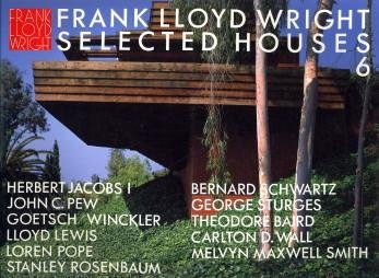 BRUCE BROOKS PFEIFFER - Frank Lloyd Wright. Selected Houses 6