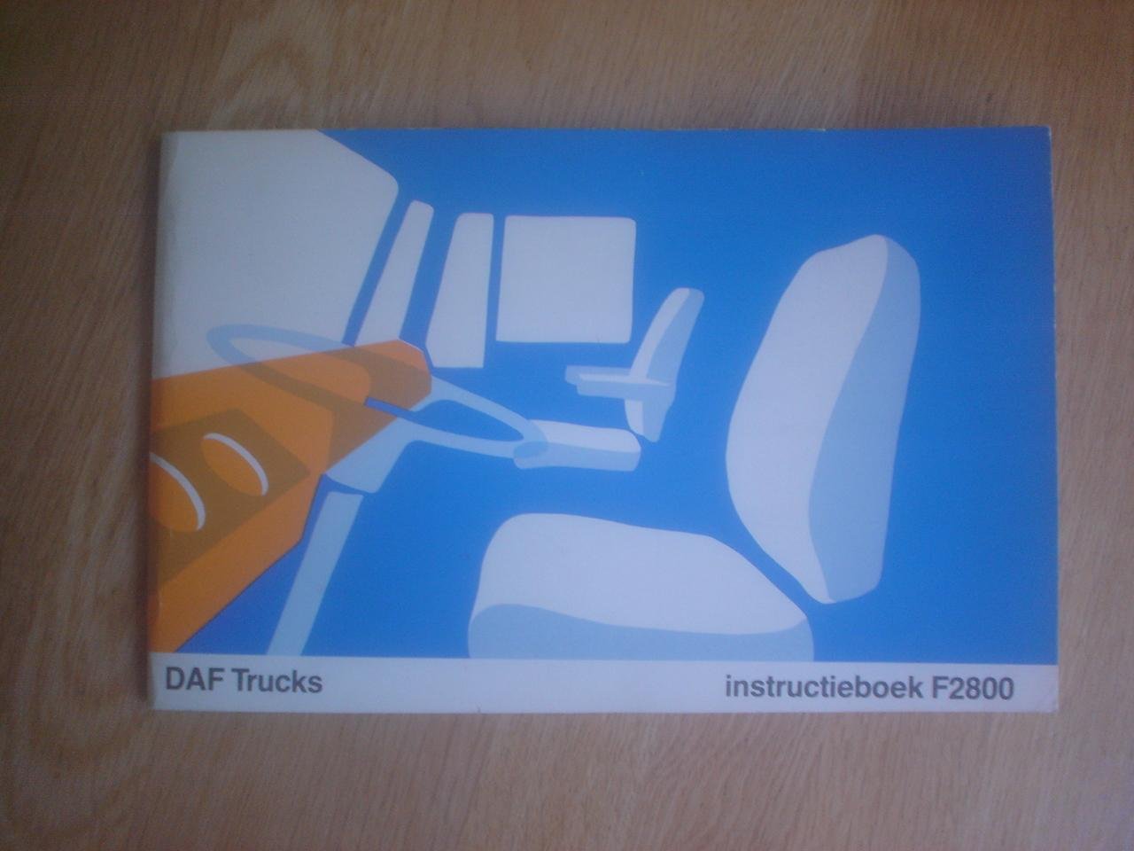 Service promotion DAF Trucks - Instructieboek F2800 DAF Trucks