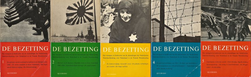 Jong, L. de - De bezetting. Vijfdelige pocketuitgave