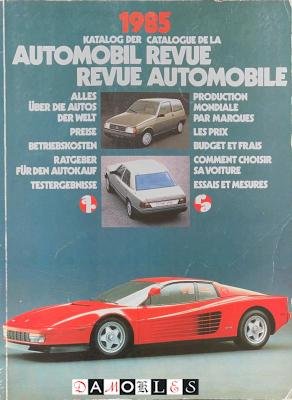  - Automobil Revue / Revue Automobile 1985
