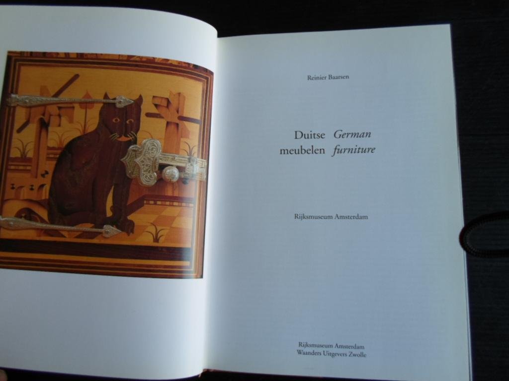 Baarsen, Reinier - Duitse meubelen, German Furniture