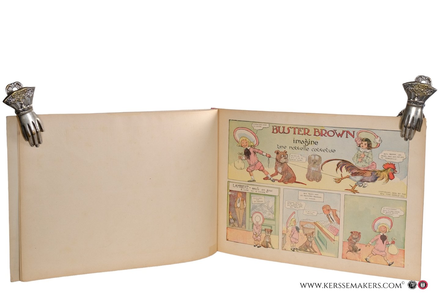 Outcault, R. F. - Buster Brown, son chien Tiger et leurs aventures. "Résolution: je vais être tellement sage que ma maman ne me reconnaîtra plus, alors elle ne pourra plus me corriger".