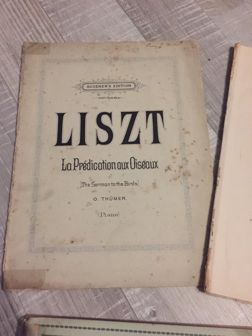 Liszt - Bladmuziek; Liszt
