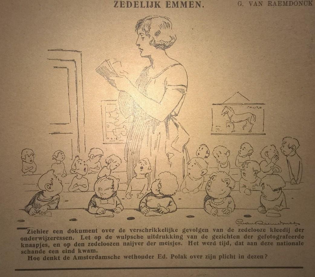 [Jong, A.M. de] (hoofdredactie) & Albert Hahn [jr.]/Leendert Jordaan/Tjerk Bottema/George van Raemdonck e.a. (beeld) - De Notenkraker, [Politiek-Satiriek Weekblad], Zondagsblad van Het Volk - Dagblad van de Arbeiderspartij, van "Voorwaarts" en "Het Haagsche Volk" (vanaf februari 1924). Jaargang 18, (1924)