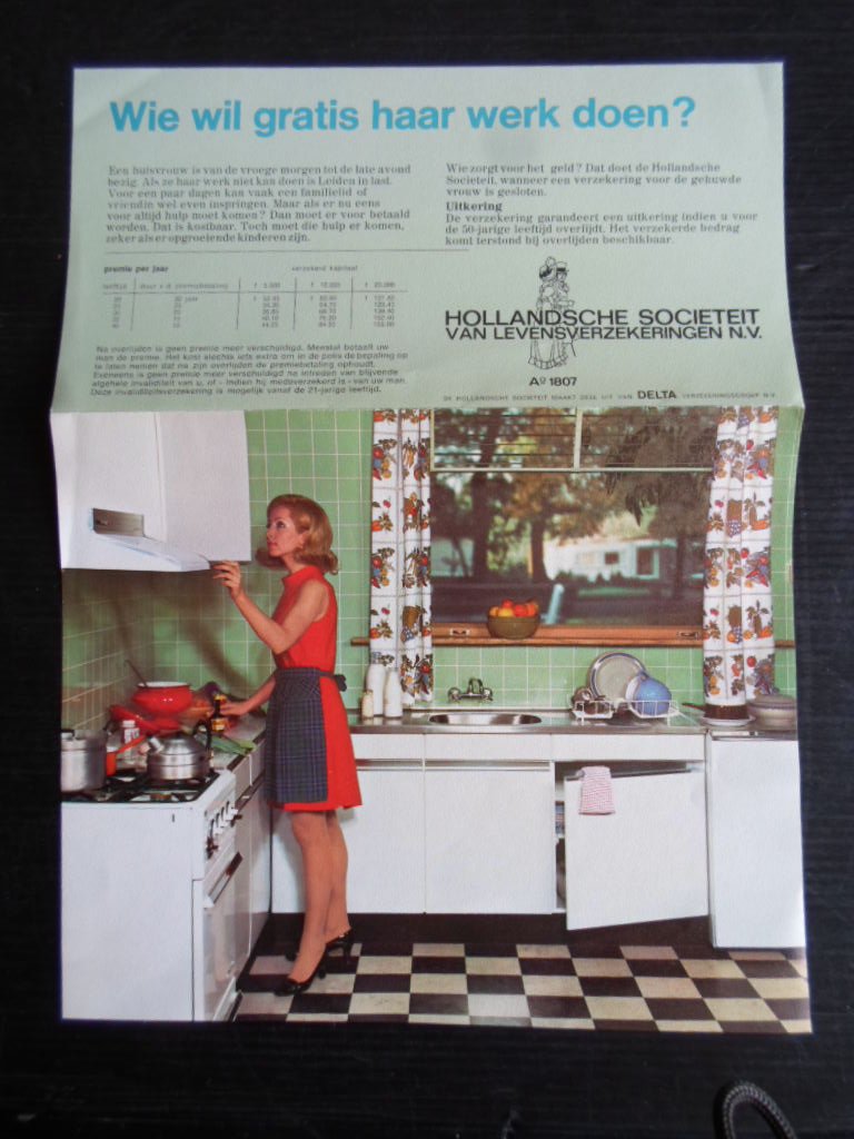 Folder - Hollandsche Societeit v Levensverzekeringen