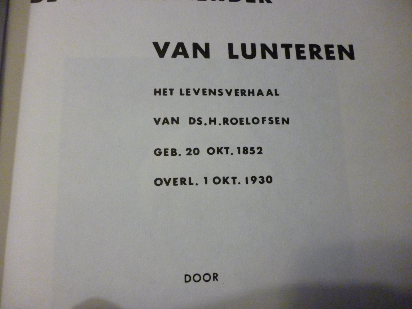 Overeem Jac. - De schaapherder van Lunteren