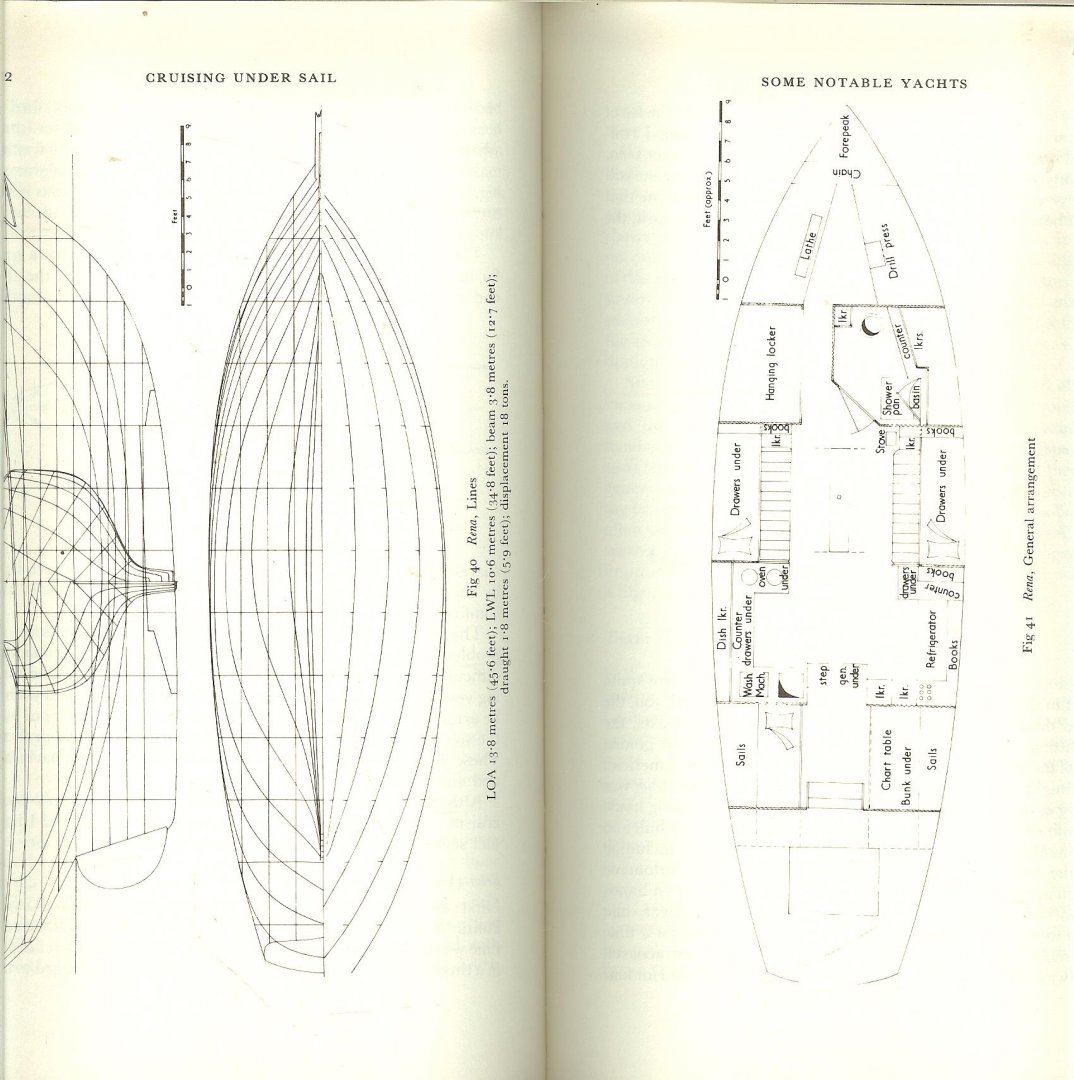 Hiscock, Eric   .. With 253 photographs bij the author and 102 Diagrams - Cruising Under Sail: Incorporating "Voyaging Under Sail"