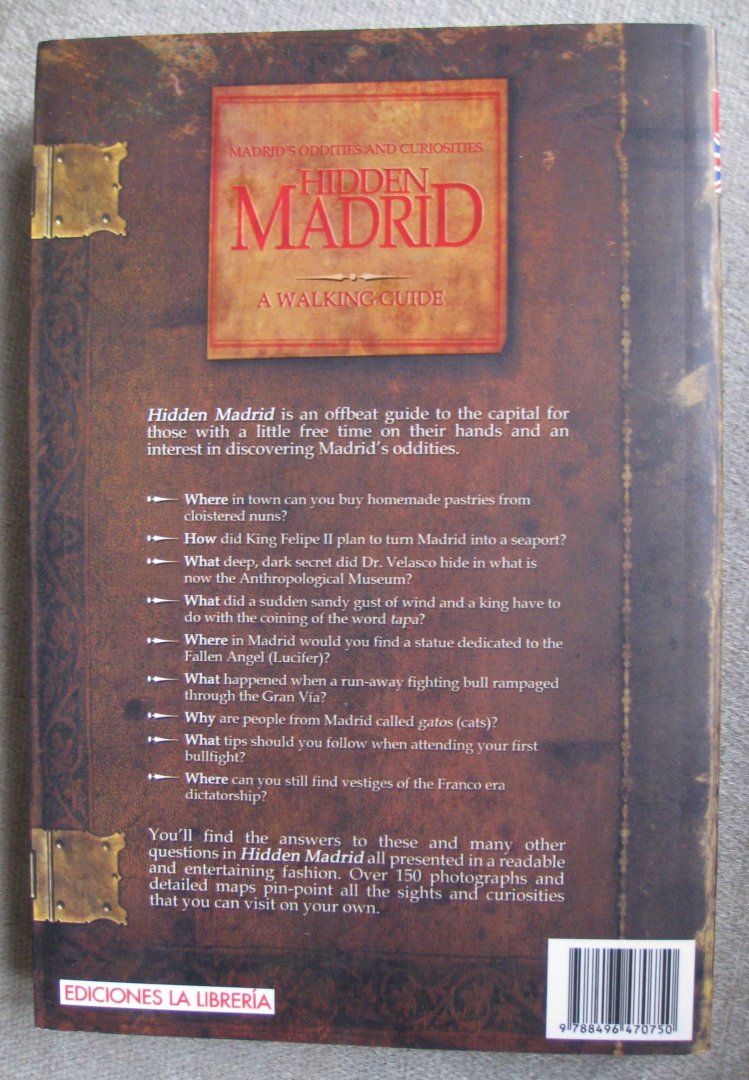 Besas, Mark & Peter - Hidden Madrid   -  A walking guide