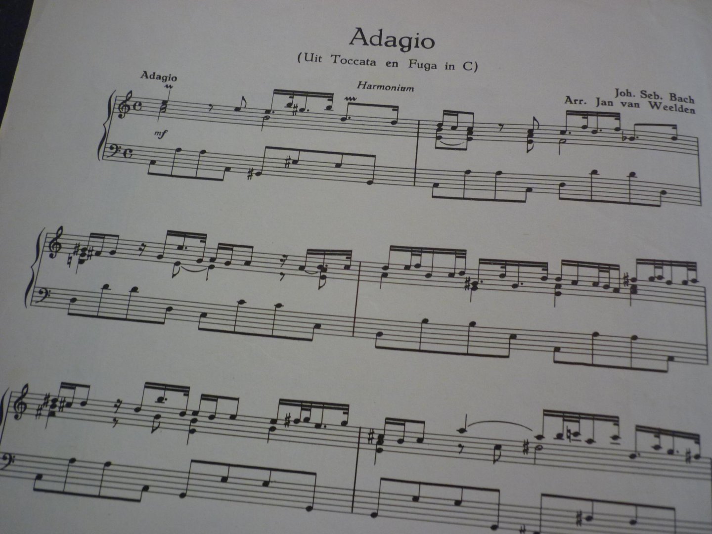 Bach; J.S. - Adagio (uit Toccata en Fuga in C) - Klassieke serie No. 25