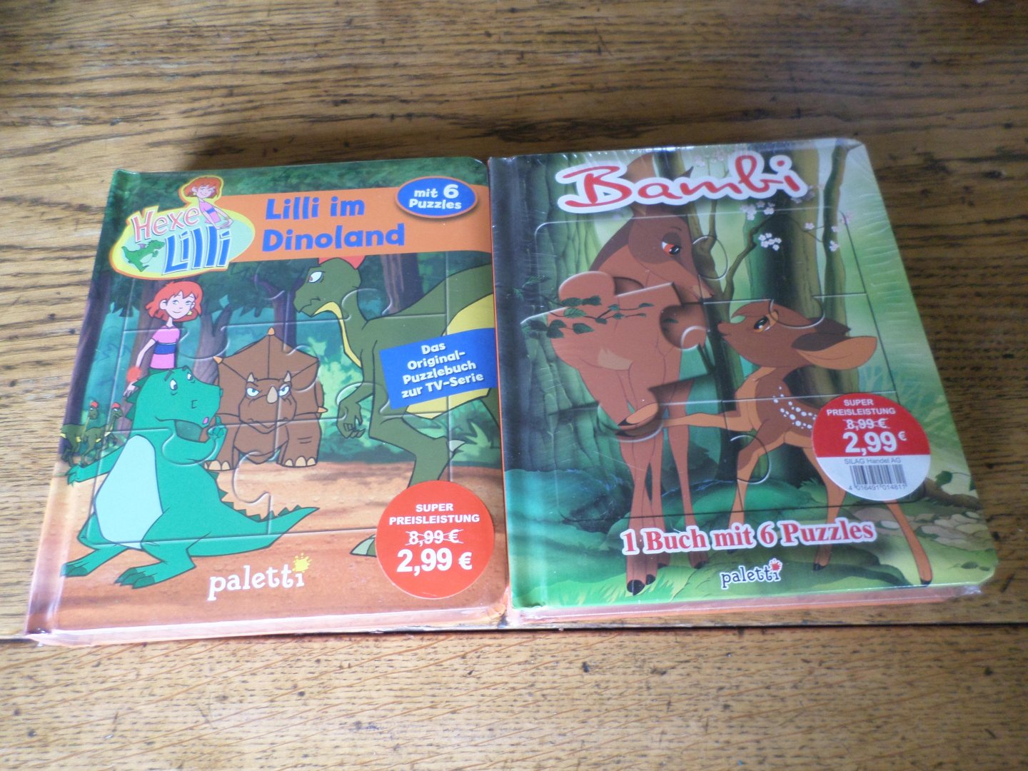  - Bambi 1 buch mit 6 puzzles