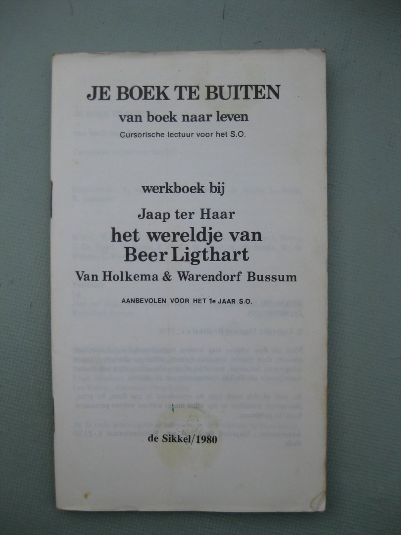 Haar, Jaap ter - - Het wereldje van Beer Lighthart.