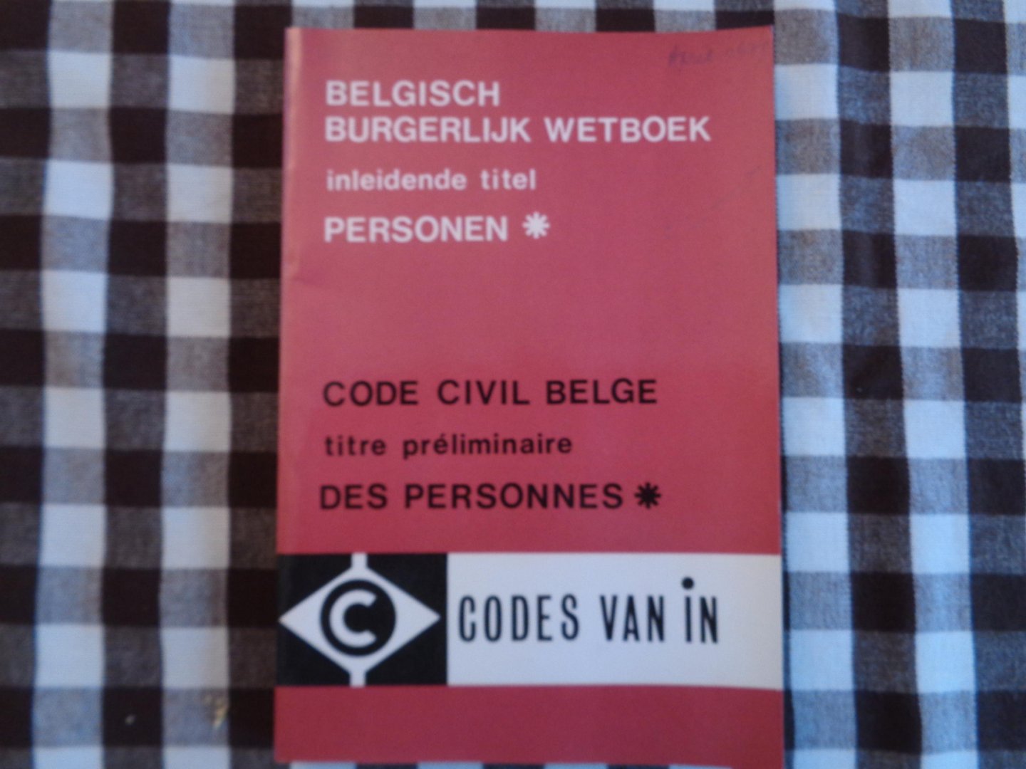 luk van gelder  karel van baarle magda claesen - belgisch burgerlijk wetboek