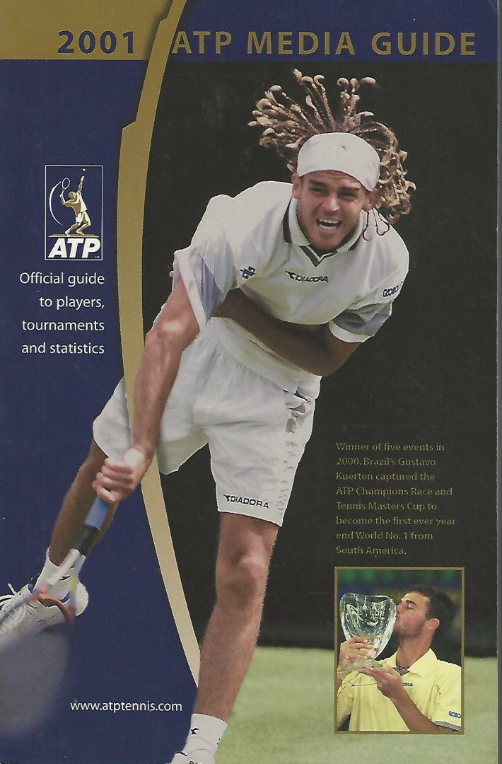  - 2001 ATP Media Guide -Official guide to players, tournaments and statistics