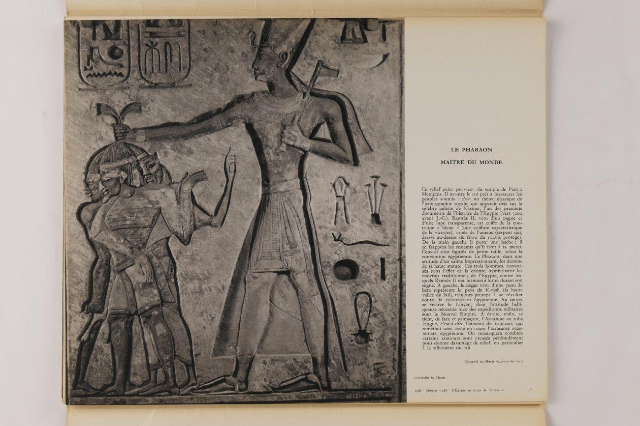 onbekend - La documentation Photographique au temps de Ramses 2 (5 foto's)