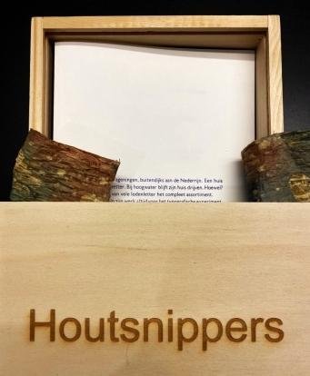 (DRUKWERK IN DE MARGE) - Houtsnippers. (Vriendendoos voor Niek Smaal).