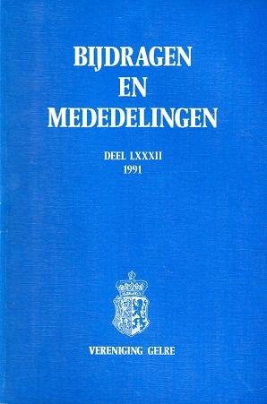 Diverse - Bijdragen en Mededelingen Deel LXXXII 1991