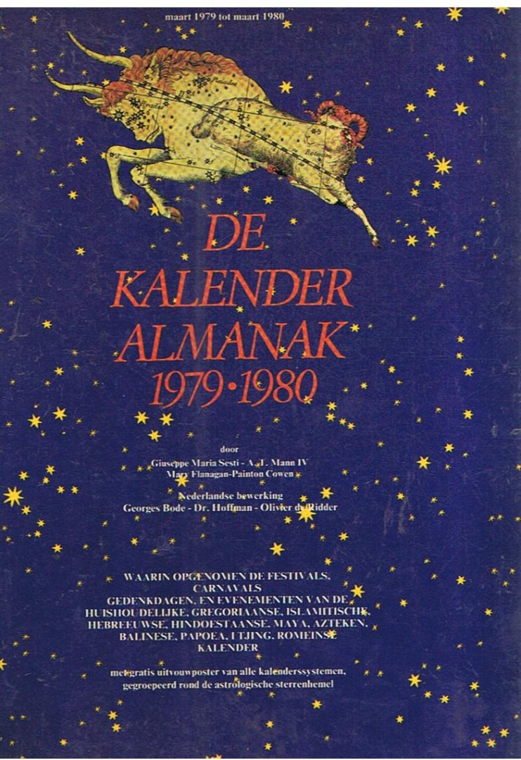 Sesti, Giuseppe Maris en Flanagan-Painton Cowen, Mary - De kalender-almanak 1979 - 1980