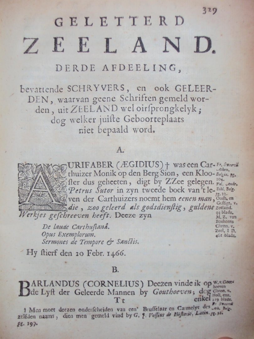 Pieter de la Rue - Geletterd Zeeland / Staatkundig en heldhaftig Zeeland