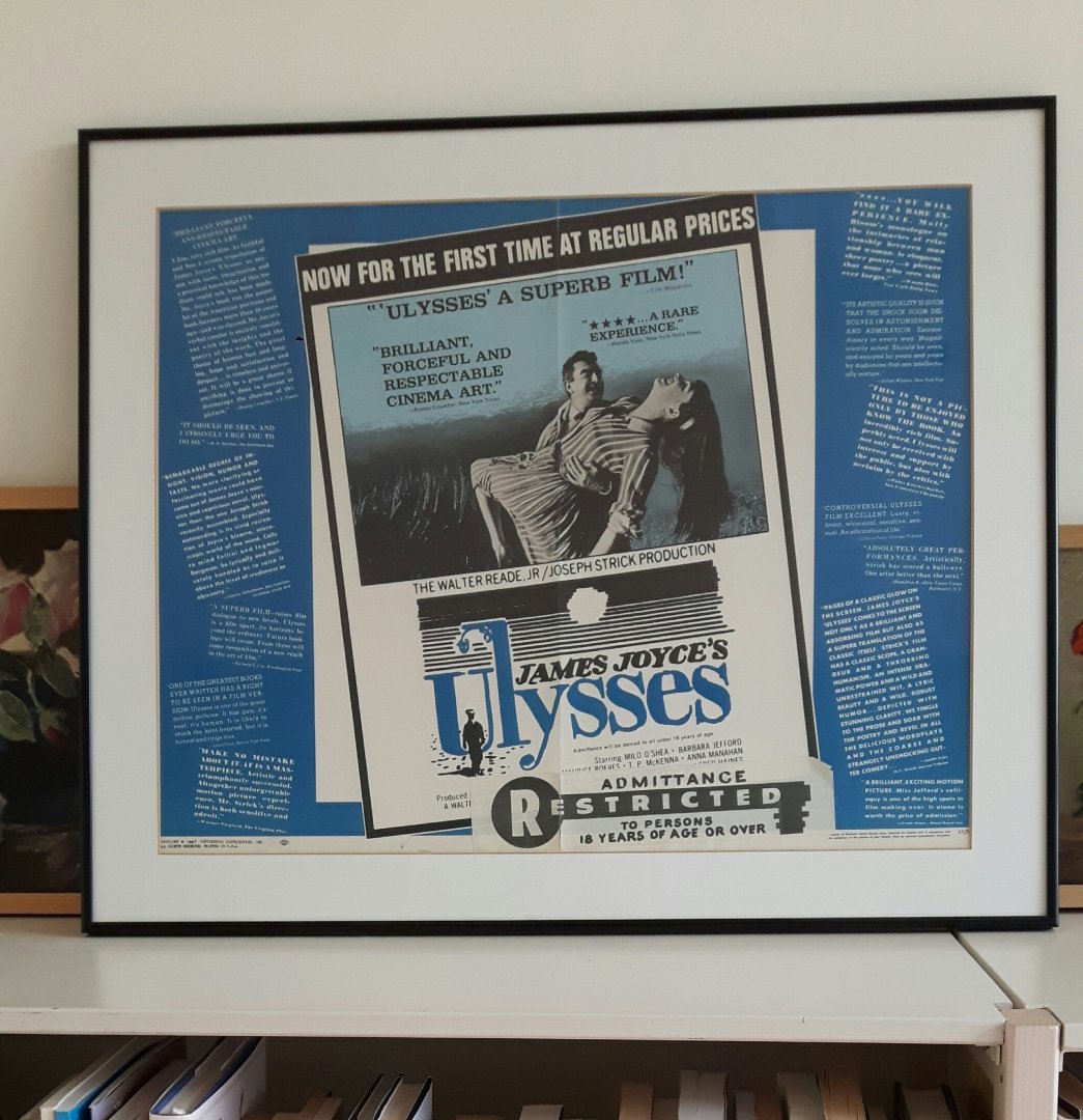 James Joyce, Joseph Strick - filmposter Ulysses