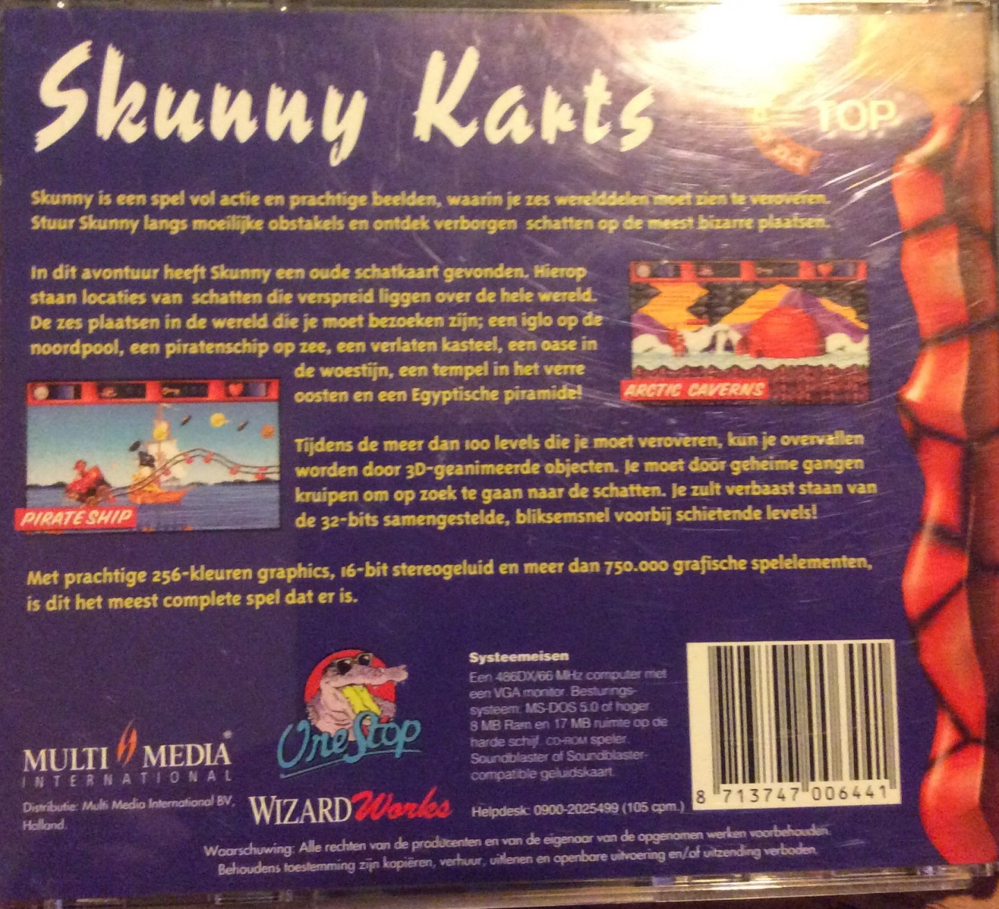 Wizard Works - Skunny Karts - 32-bit Arcade Action (MS DOS 5.0 / Windows)