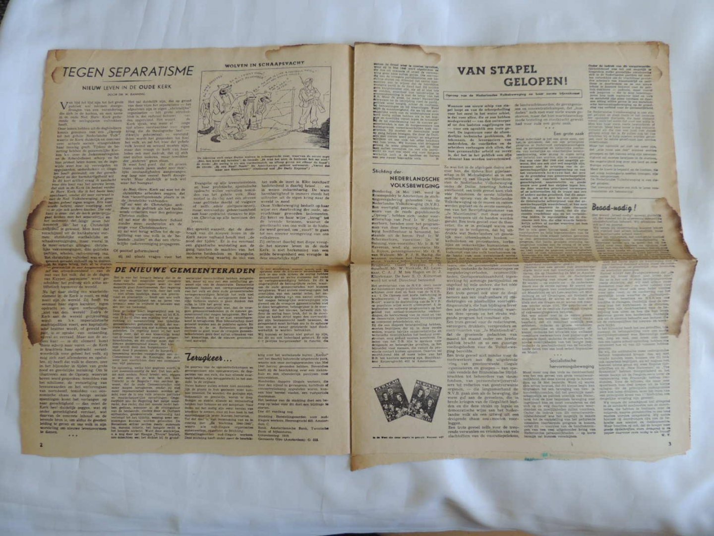 Hoofdredacteur: P.J. SCHMIDT - JE MAINTIENDRAI - Nederland en Oranje - 2 juni 1945 5e jaargang No. 22 (82)