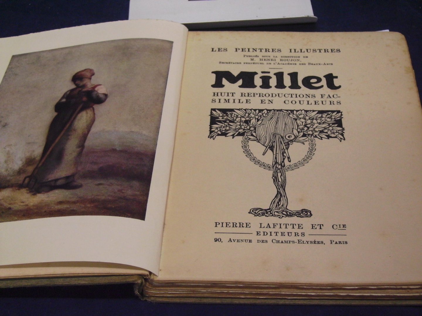 Roujon, M. Henri - Les peintres illustres Millet ( N0. 19.) Millet huit reproductions facsimile en couleurs