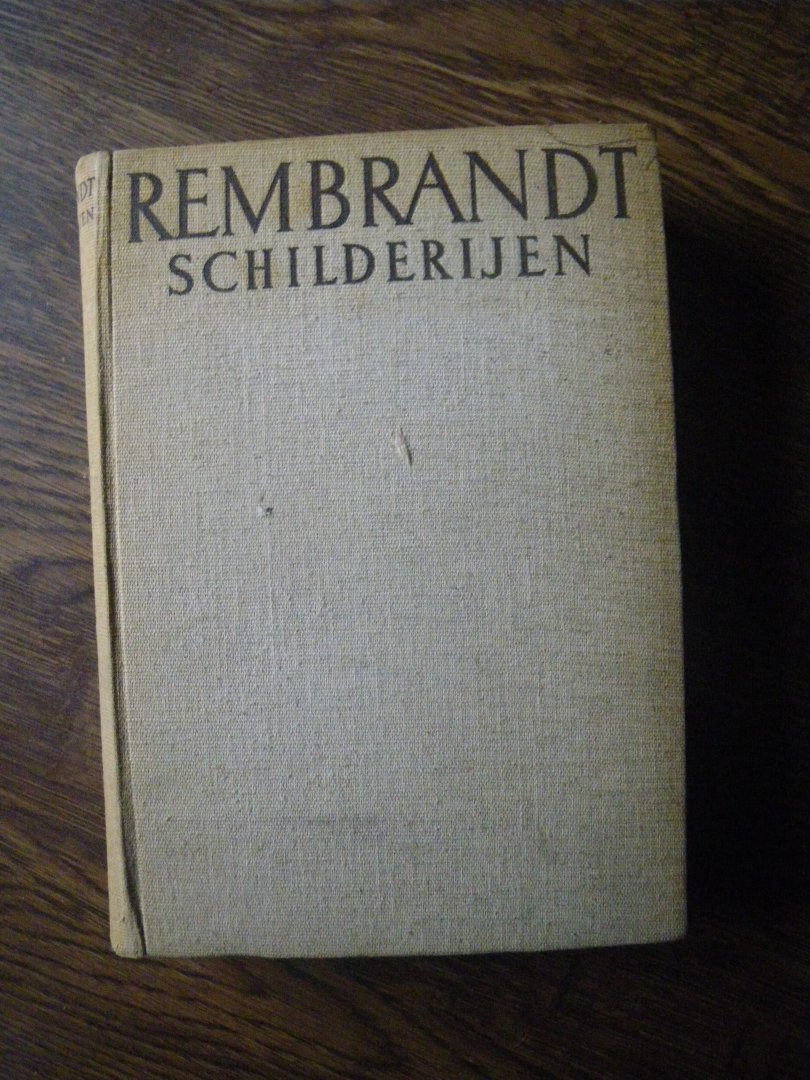 inl. Dr. A. Bredius - Rembrandt schilderijen met 630 afbeeldingen en tekst