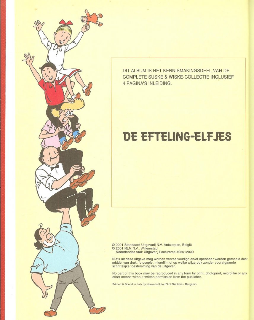 Steen, Willy van der - De Efteling Elfjes ..  Suske en Wiske