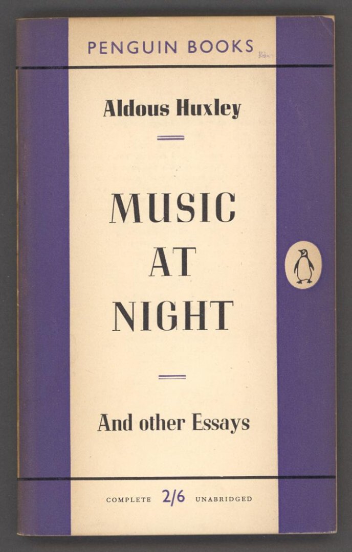 Huxley, Aldous - Music at Night
