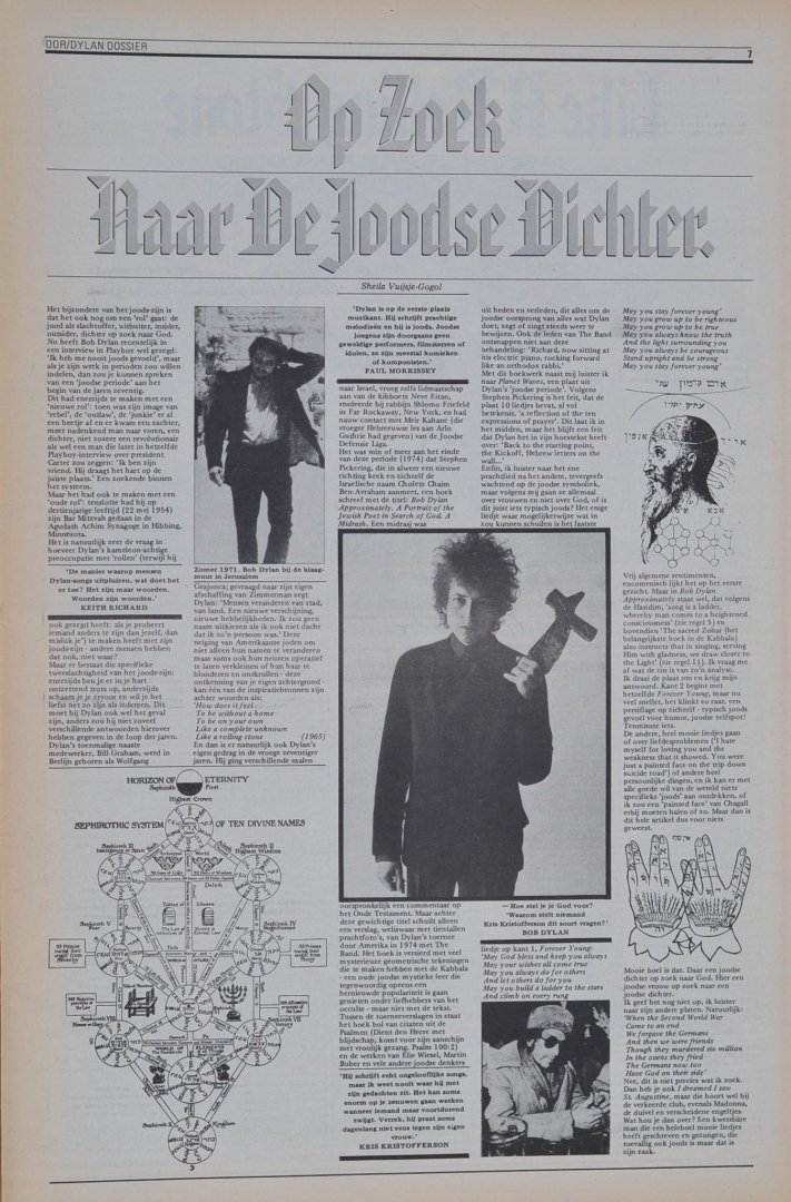 Kamp, Bert van der - redaktie OOR - Het Dylan Dossier - Een Muziekkrant Oor Special 1978