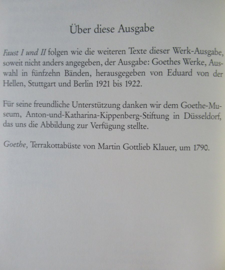 Goethe, Johann Wolfgang von - Faust I en II