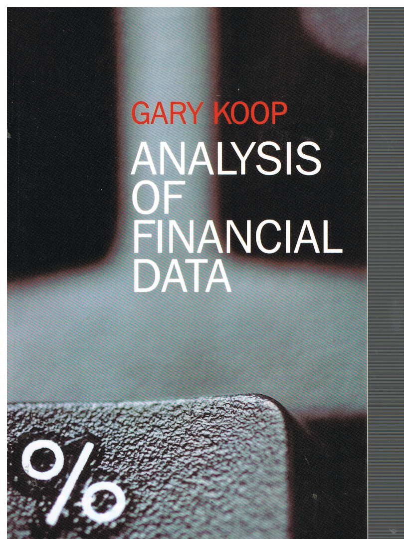 Koop, Gary - Analysis of Financial Data